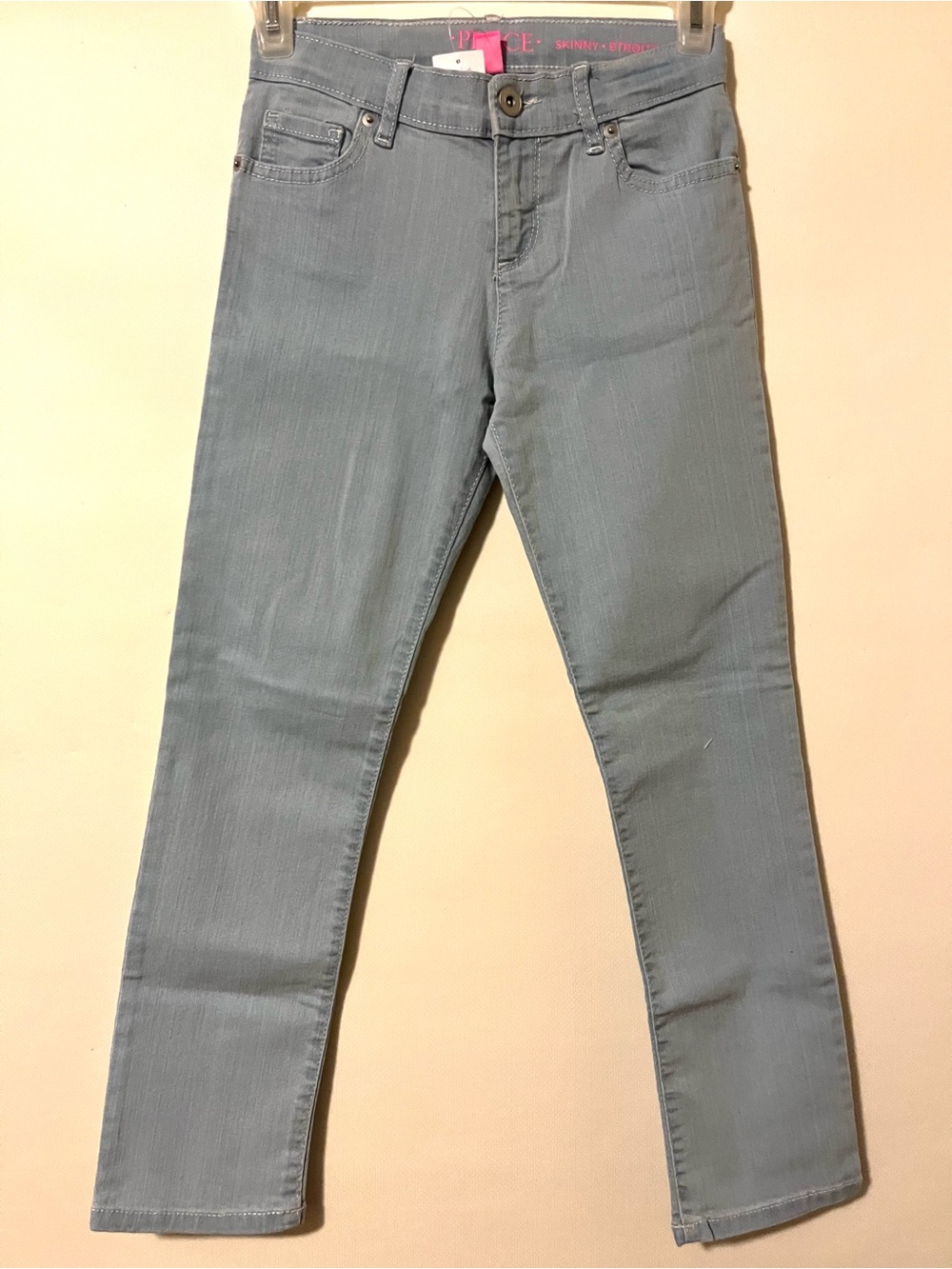 Girls Size 8 NWT The Children’s Place Sky Wash Skinny Jeans